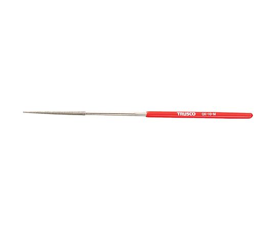 ダイヤモンドヤスリ 鉄工用#140 丸 1本入 全長185mm（10本組サイズ）