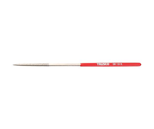 ダイヤモンドヤスリ 鉄工用#140 角 1本入 全長185mm（10本組サイズ）