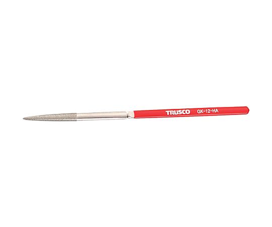 ダイヤモンドヤスリ 鉄工用#140 半丸 1本入 全長170mm（12本組サイズ）