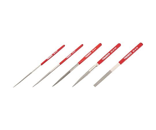 ダイヤモンドヤスリ 鉄工用#140 5本セット 全長200mm（8本組サイズ）