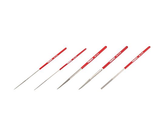 ダイヤモンドヤスリ 鉄工用#140 5本セット 全長170mm（12本組サイズ）