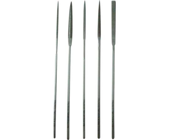 ダイヤモンドミニヤスリ　平・半丸・丸・三角・角　5本組セット　細目