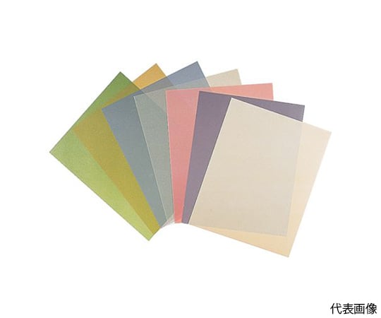 ラッピングフィルムシート　#600　黄緑　216X280mm　50枚入り