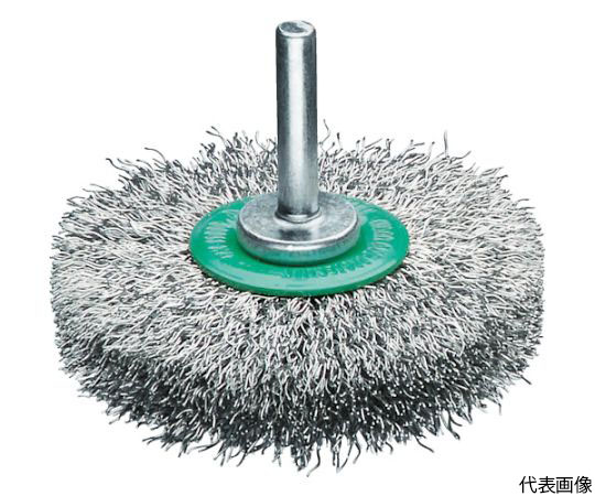 軸付ホイルブラシ　ステンレス　0.3　φ40