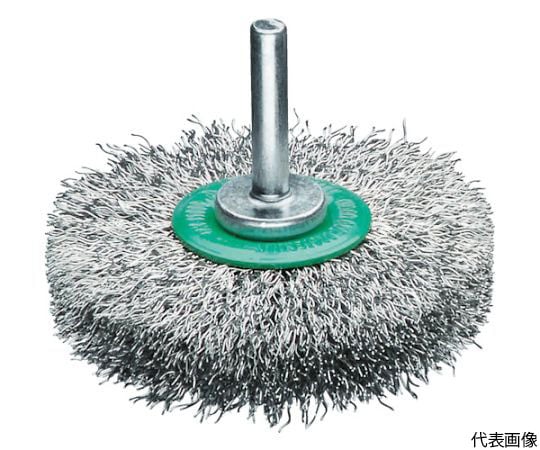 軸付ホイルブラシ　ステンレス　0.3　φ70