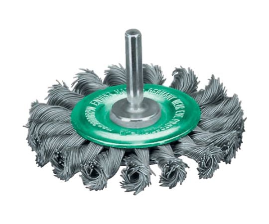 軸付ホイルブラシ　Φ75　ステンレス線　0.5