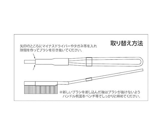 チャンネルブラシ　A型　ナイロン