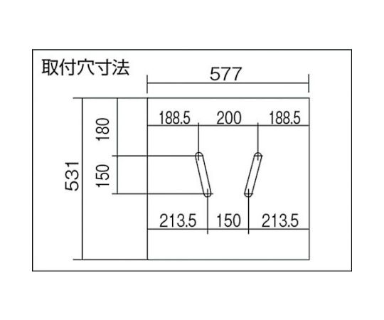 ボール盤台　キャスター付　UB-N13C