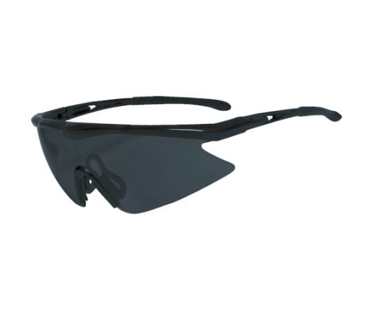 一眼型安全メガネ　フレームブラック　レンズグレー