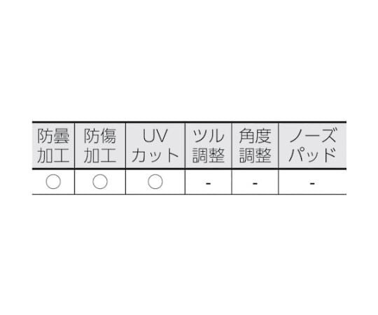 61-2646-01 まとめ買い 一眼型保護メガネ レンズ透明 1Pk（箱）10個 TSG3310P