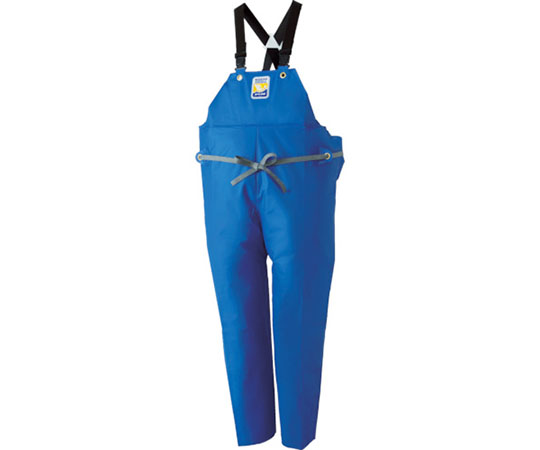 マリンエクセル 胸当て付きズボン膝当て付きサスペンダー式 ブルー L