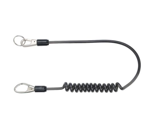 コンパクトセーフティコードHistrong ブラック 最大長さ1050/自然長600mm