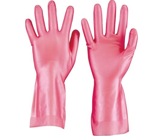 天然ゴム手袋 薄手タイプ ピンク Mサイズ DPM-5496-P-M