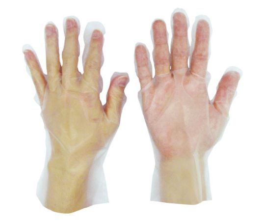 ポリエチレンぴったり手袋 Mサイズ （100枚入） PE-01C2-M