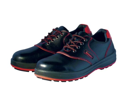 61-2699-34 安全靴 編上靴 SL22-R黒/赤 23.5cm SL22R-23.5 【AXEL