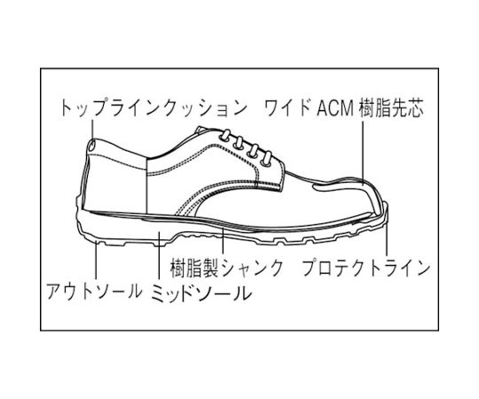 取扱を終了した商品です］安全靴 短靴 BZ11-W 28.0cm BZ11W-28.0 61