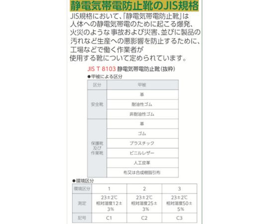 61-2705-24 エコマーク認定 静電高機能安全靴 ESG3210eco 26.0CM ESG3210ECO-26.0