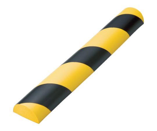 安心クッション　半円型　1本入り　黒/黄