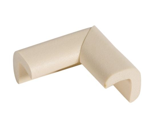 安心クッション　コーナー用　極細　1個入り　アイボリー