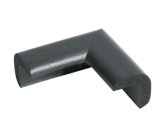 安心クッション　コーナー用　極細　1個入り　ブラック