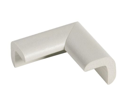 安心クッション　コーナー用　極細　30個入り　ライトグレー