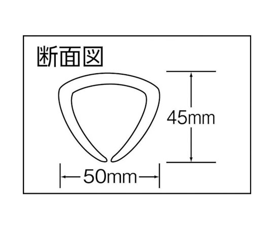 61-2746-79 枠養生材 キャッチカバー 長さ1.7M （50本入） 000017