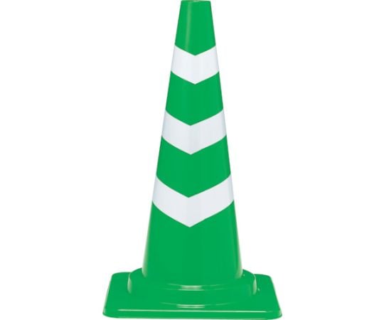 カットスコッチコーン40φ　幅380X高さ660mm　グリーン