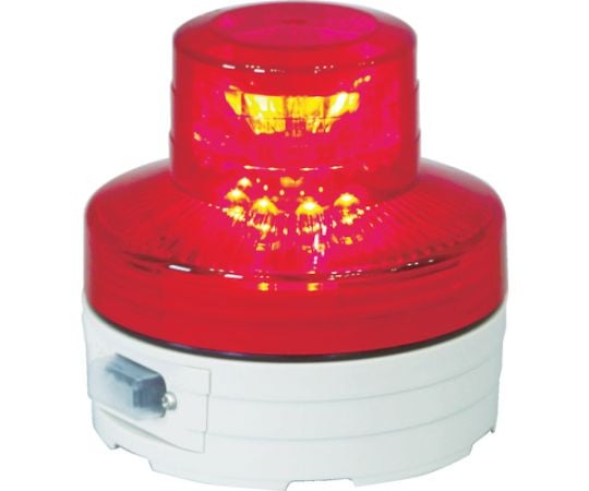 電池式LED回転灯ニコUFO 常時点灯タイプ 赤 NU-AR