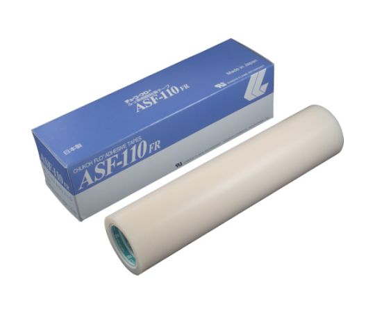 フッ素樹脂フィルム粘着テープ ASFー110FR 0.23t×250w×10m　ASF110FR-23X250