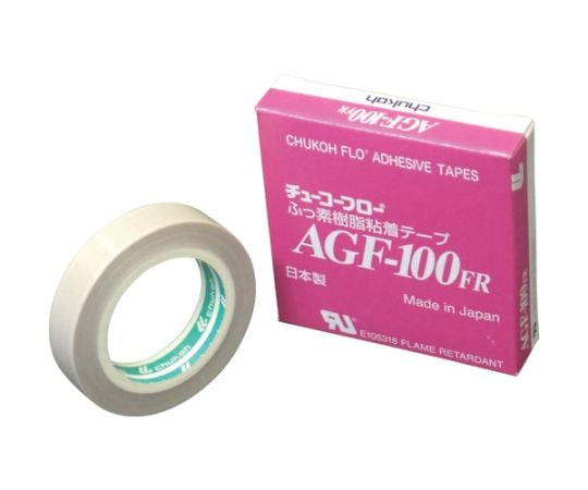 帯電防止フッ素樹脂ガラスクロス粘着テープ AGB-100 0.13t×13w×10m AGB100-13X13