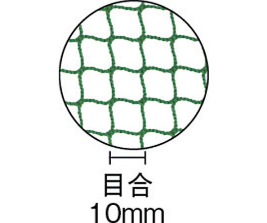 【人気NEW】TRUSCO エコ多目的ネット 目合25mm 幅3.6m×長さ3.6m グリーン その他