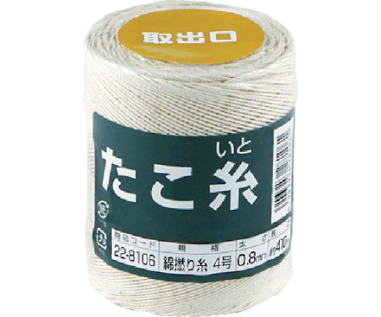 たこ糸 綿撚り糸 #4 22-8106