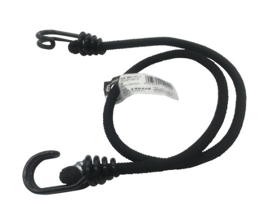 Rubber bungee Cable 8mm x 800mm Black BC-8812