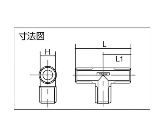 61 2853 44 ねじ込み継手 チーズ R1 4xr1 4xr1 4 Tn 02t Axel アズワン