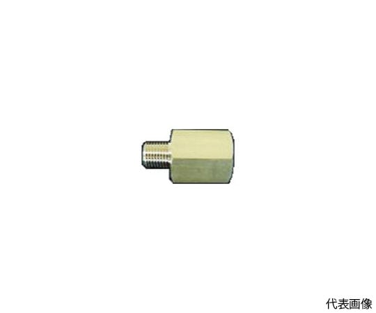 オスXメス継手 接続サイズR1/4×W22-14（左）