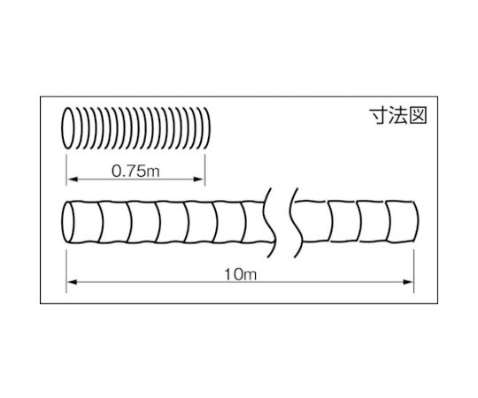 アルミフレキシブルダクト　内径Φ340X10m　TAF-32510