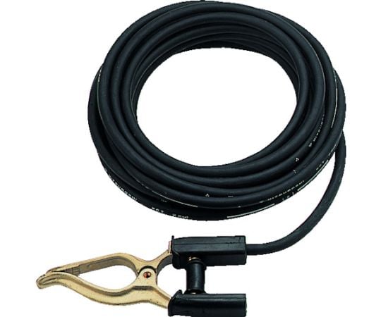 キャブタイヤケーブル　アースクリップ丸端子付　10m