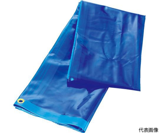 溶接遮光シートのみ　0.35T×W1470×H1470　青
