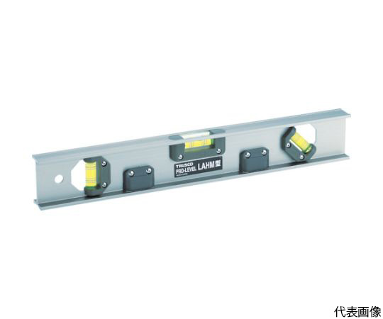 アルミレベル　マグネット付　150mm