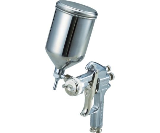 スプレーガン重力式　ノズル径Φ1.4　0.4L　SUSカップセット