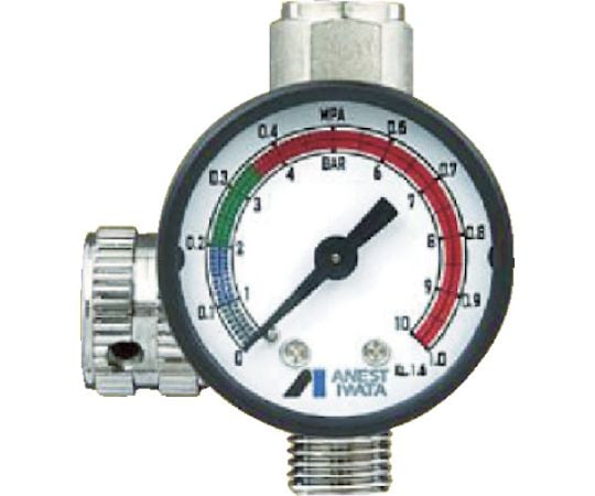 ストレートタイプ手元圧力計