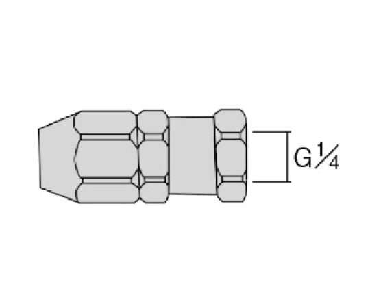 塗装ホース用継手 ホースジョイント G1/4袋ナット