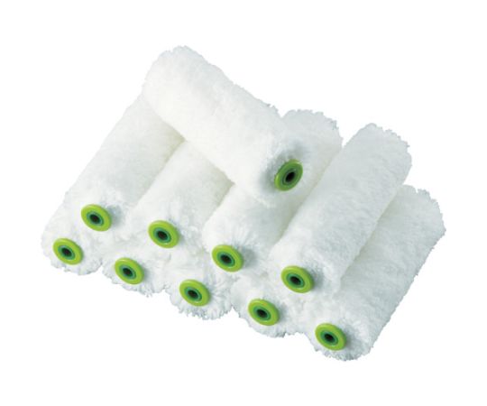 まとめ買い　マイクロファイバーローラー　万能用　4インチ　10本入