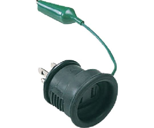 防雨型逆接地アダプター（アースクリップ付）