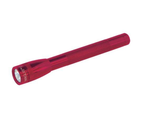 懐中電灯 LEDフラッシュライト ミニマグライト（単4電池2本用） 赤 P32032
