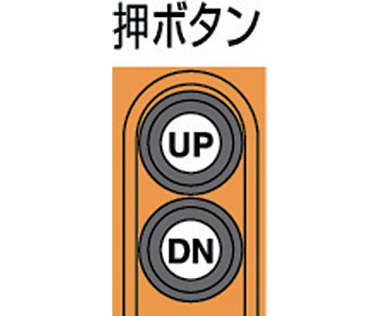 61-2974-65 SA型単相100Vプレントロリ結合式電気チェーンブロック1t