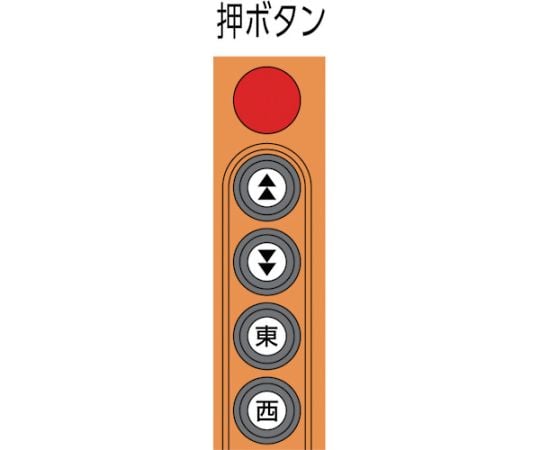 61-2975-29 電気チェーンブロック EQ形 2速インバータ 電気トロリ結合