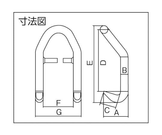 61-2988-36 DD-B型 1TON フック E2681 【AXEL】 アズワン