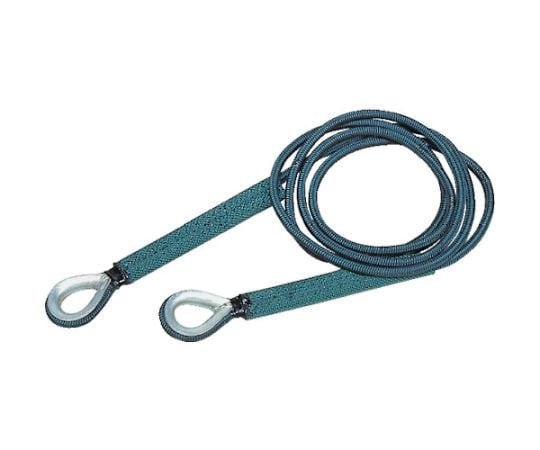 セフティパワーロープ　両端シンブル入　6mmX4m