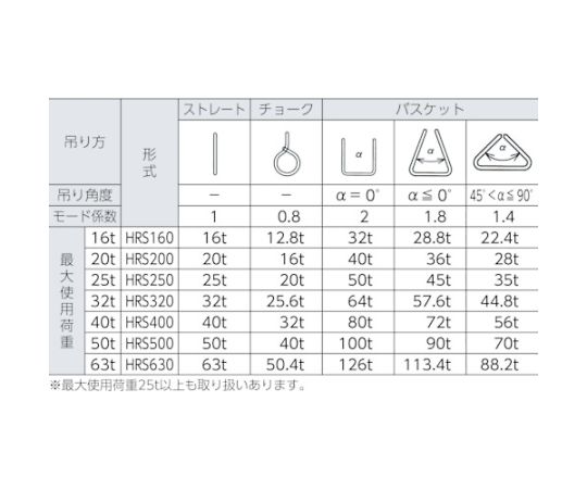 61-2999-69 インカ ヘビーラウンドスリング 16t×1.0m（1009168） HRS